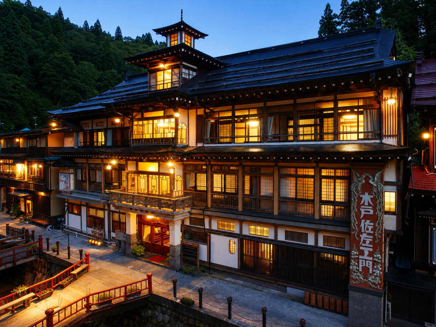 銀山溫泉・能登屋旅館